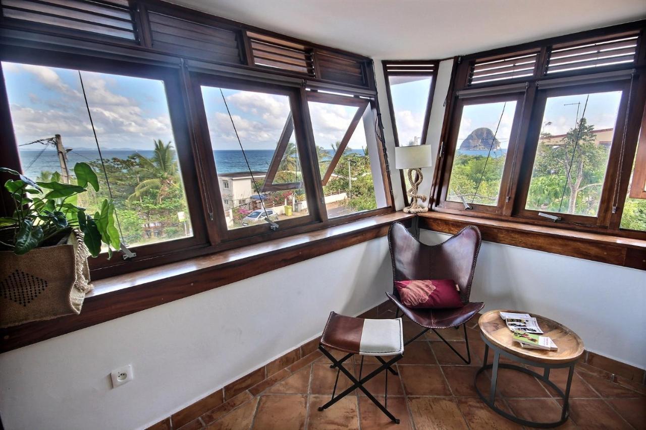 Villa Kaléna : 4 ch, plage à 50m, vue mer Le Diamant Exterior foto